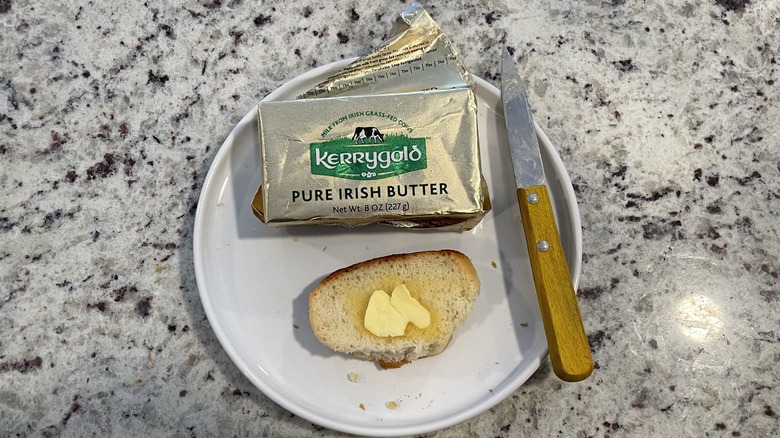 Kerrygold butter and bread