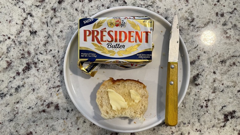 President butter and bread