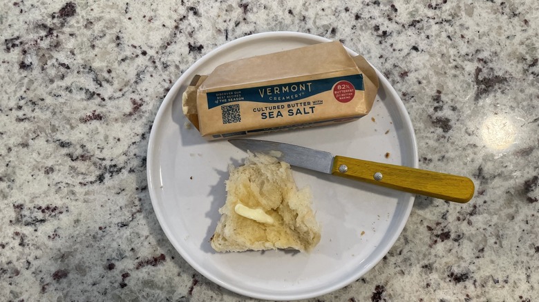 Vermont butter with bread