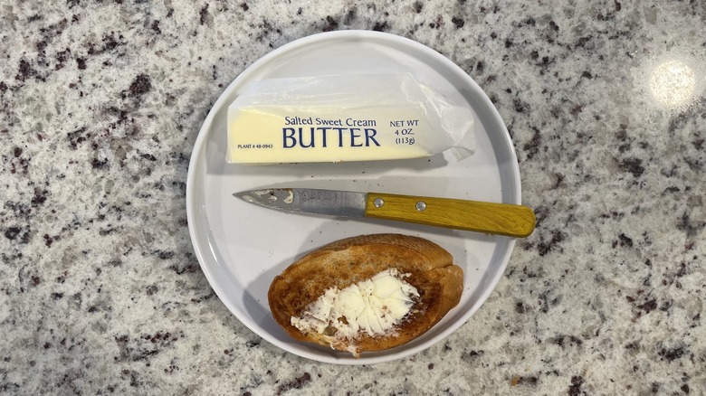 Breakstone butter and bread