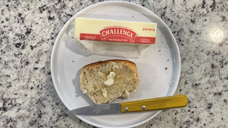 Challenge butter and bread