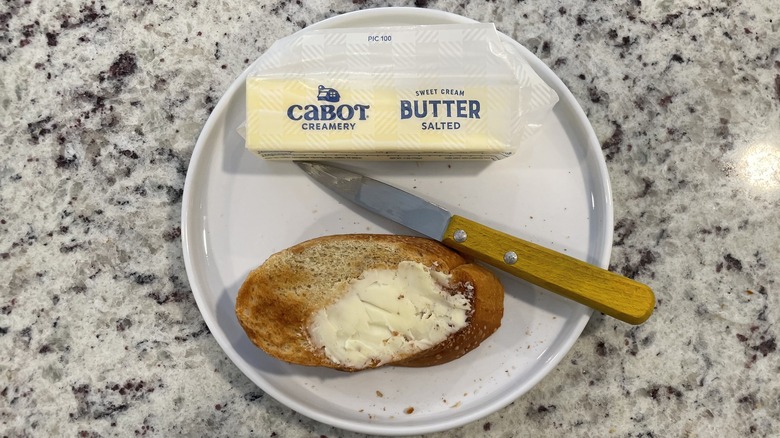 Cabot butter and bread