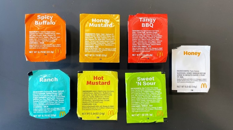 McDonald's dipping sauces