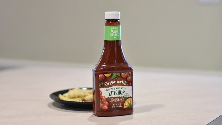 Organicville tomato ketchup with fries