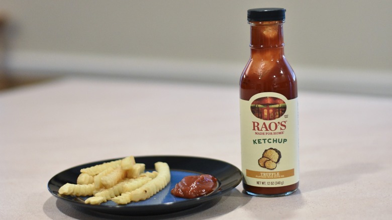 Rao's truffle ketchup with fries