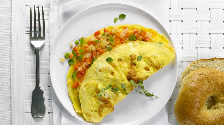 American-style omelet