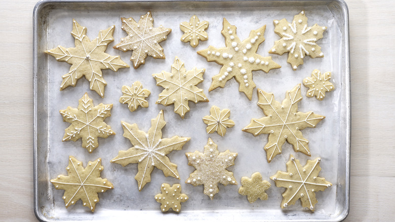 glazed spice cookies