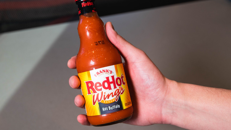 Bottle of Frank's RedHot Buffalo Sauce
