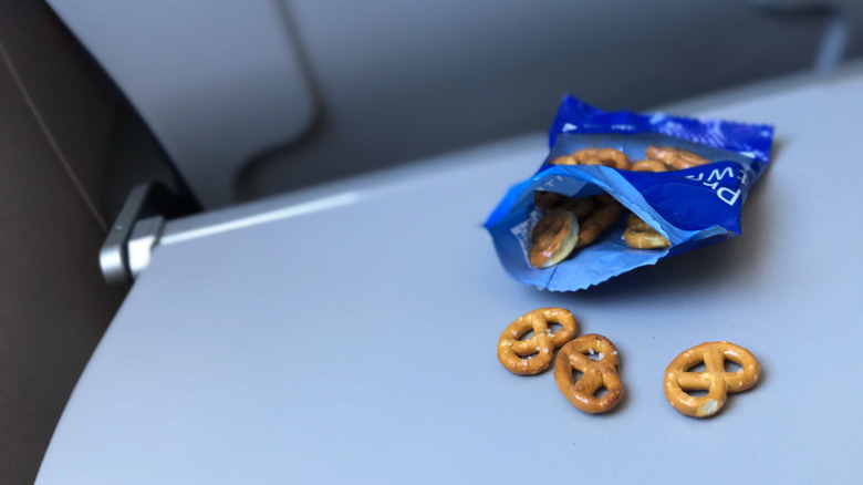 pack of airline pretzels