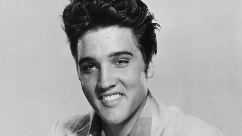 Elvis Presley smiling
