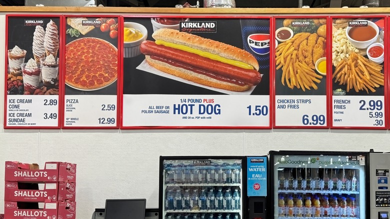 Costco food court in Canada