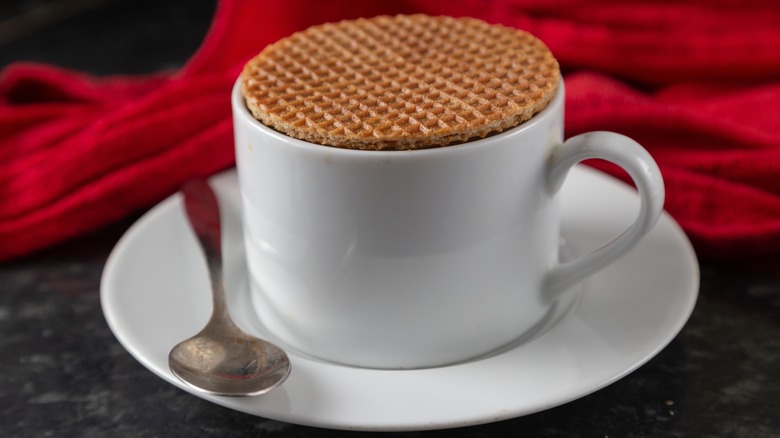 Stroopwafel on mug