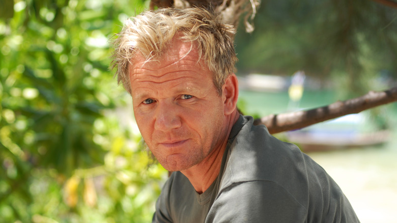 Gordon Ramsay outdoors