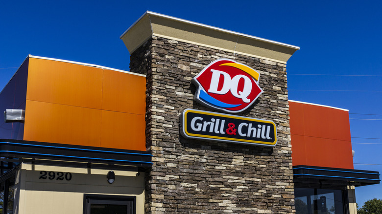 Exterior of a Dairy Queen restaurant