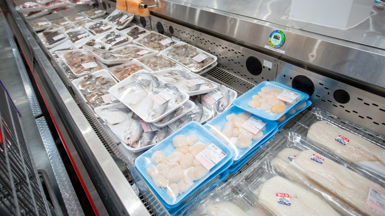 Costco selection of refrigerated seafood