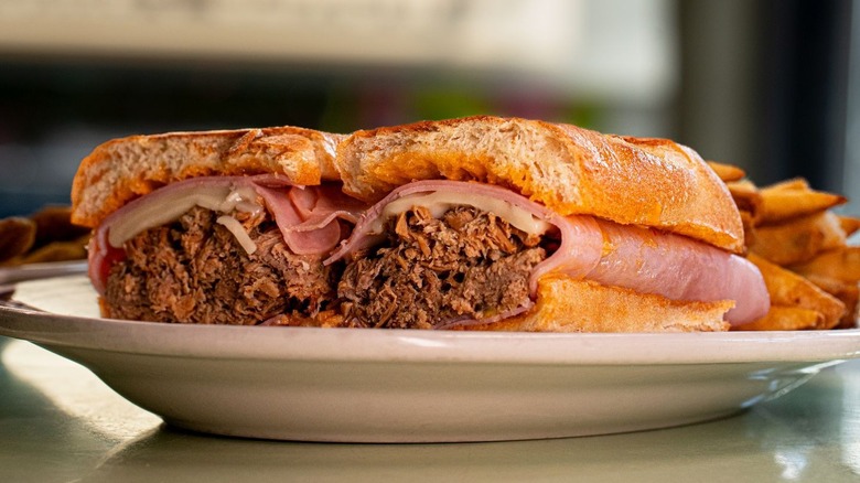 Cuban sandwich at Cafe Habana, New York