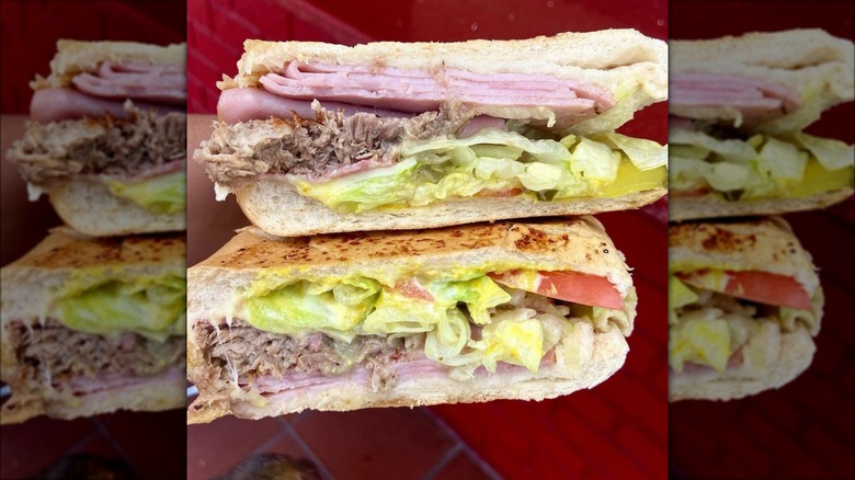 Cuban sandwich at Sandy's Cafe