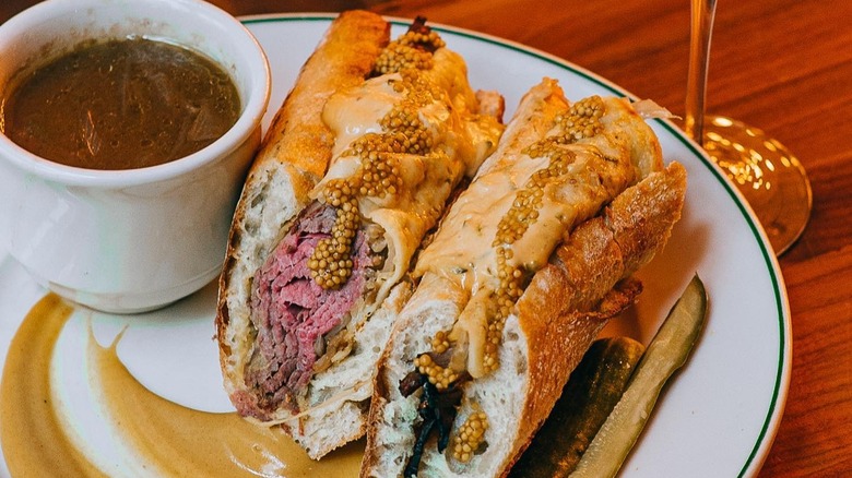 French dip at Maison Pickle