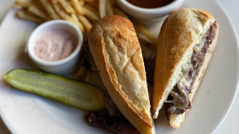 French dip at Nordstrom Grill