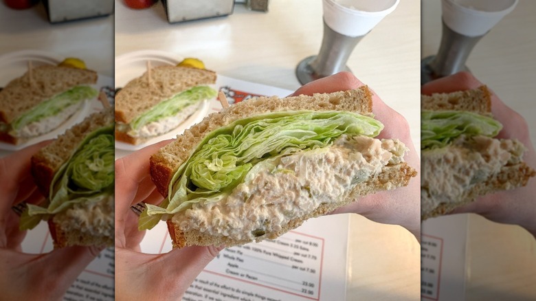 Tuna sandwich at The Apple Pan