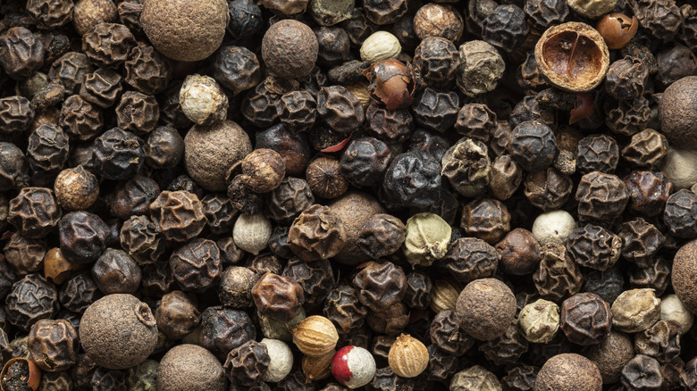 Assorted peppercorns