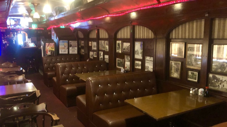 Orient Express Seattle bar car interior