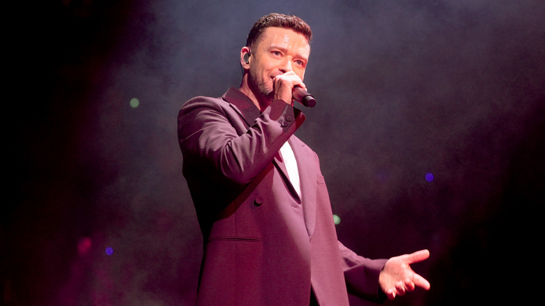 Justin Timberlake performs on stage