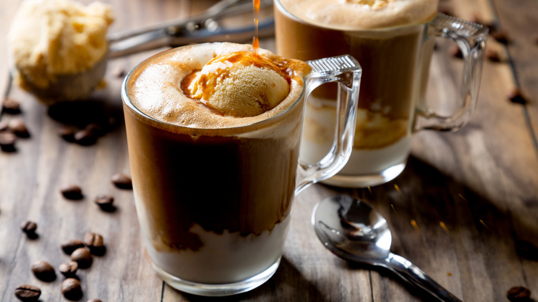 Coffee and ice cream
