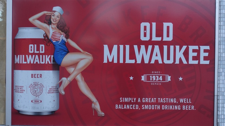 Old Milwaukee beer advertisement