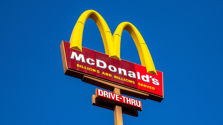 McDonald's Golden Arches sign