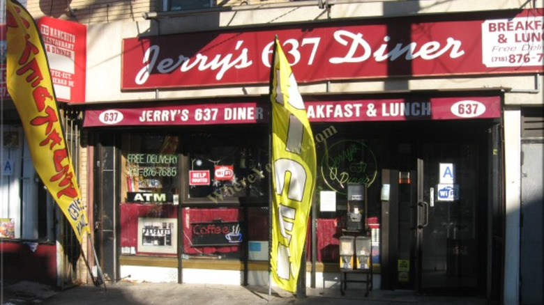 The exterior of Jerry's 637 Diner