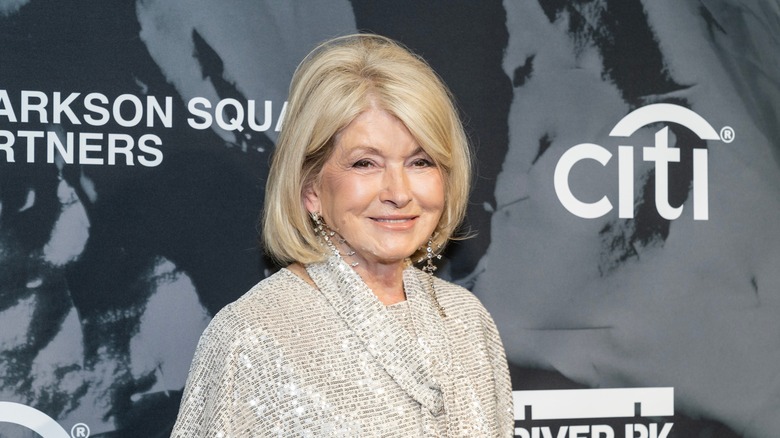 Martha Stewart at a red carpet event in NYC.