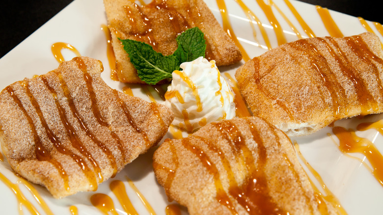 Sopapillas drizzled with honey