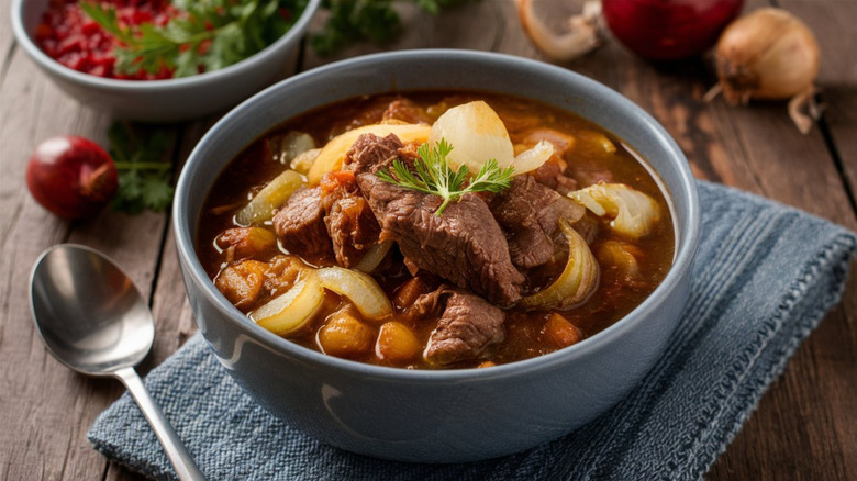 bowl of beef stew