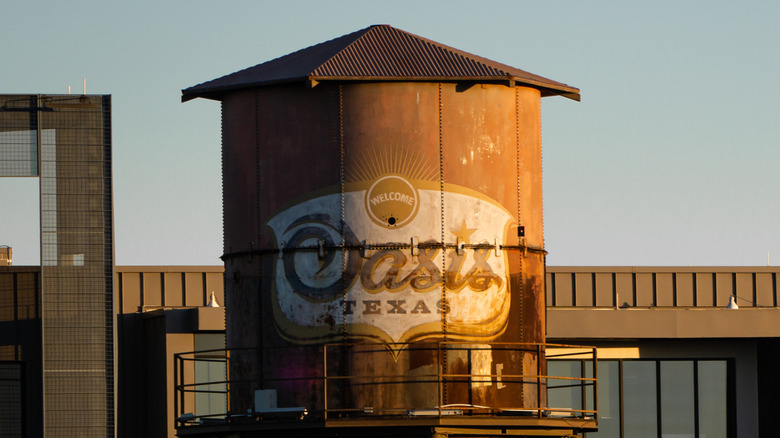 watertower at the Oasis