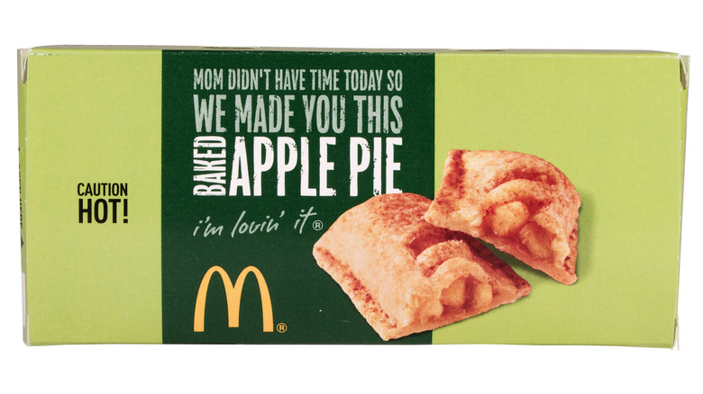 Mcdonald's apple pie box