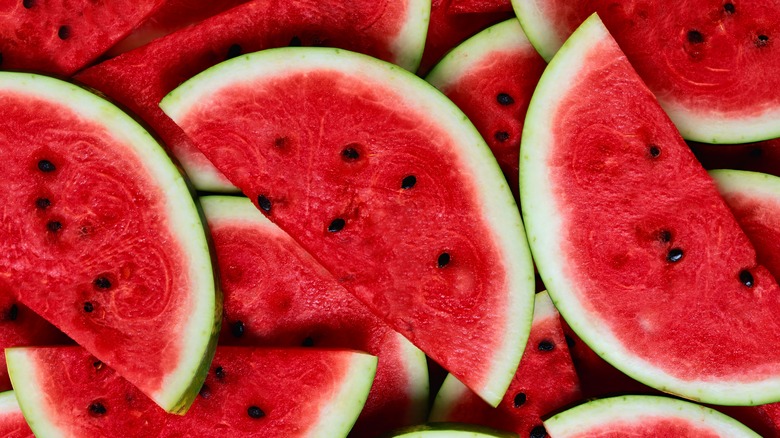 slice of seeded watermelon