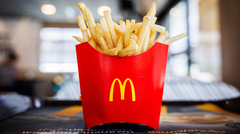 close up of McDonald's french fries