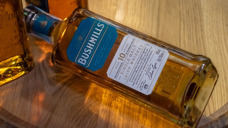 Bottle of Bushmills bottle