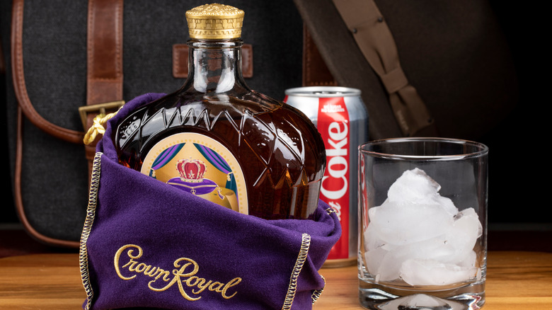 Crown Royal and diet coke