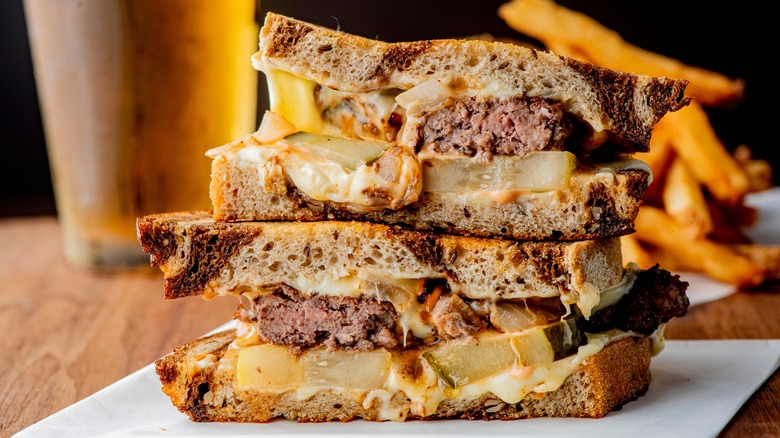 Patty melt, a tuna melt precursor