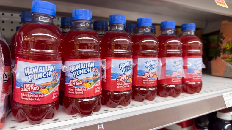 bottles of Hawaiian Punch