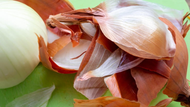 onion peels and skins