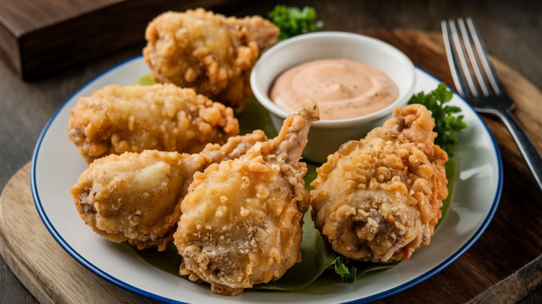 plate of Rocky Mountain oysters
