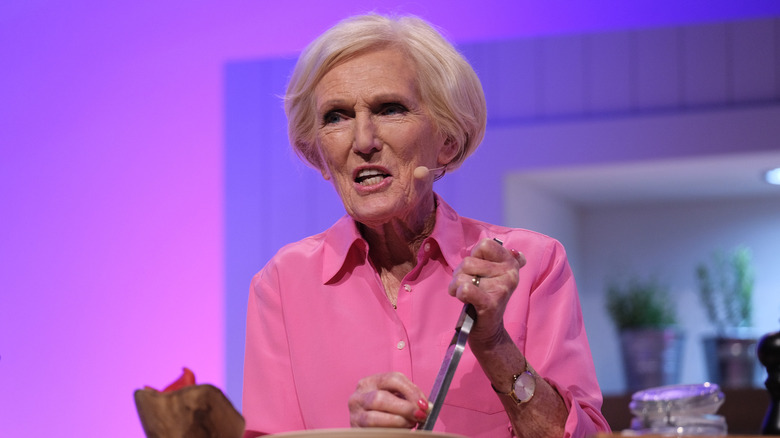 Mary Berry speaking