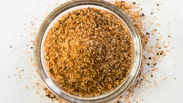 A bowl of Cajun seasoning 