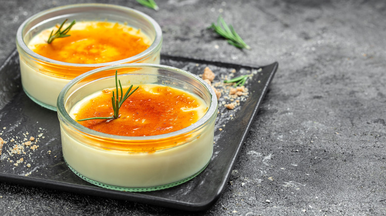 French crème brûlée.