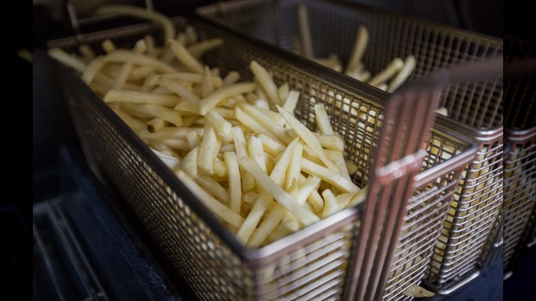 McDonald's fries in fry basket