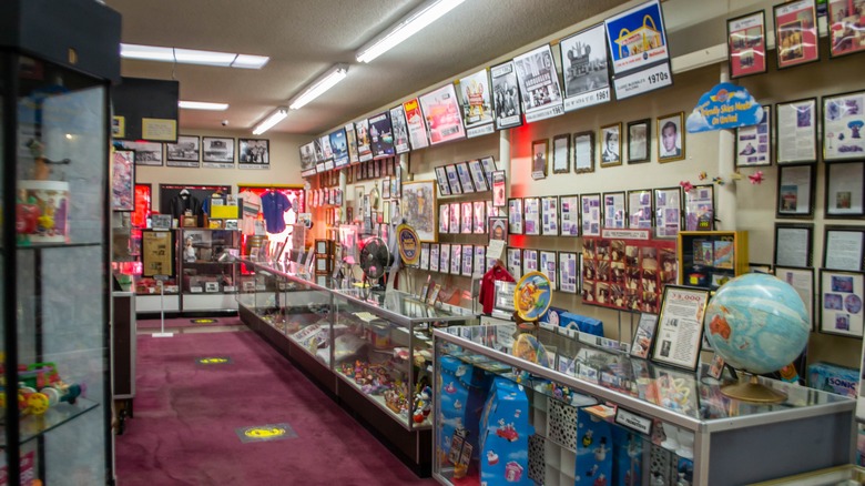 Memorabilia inside the McDonald's Museum