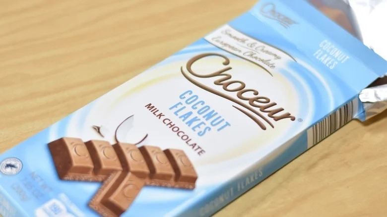 The chocolate coconut Choceur bar